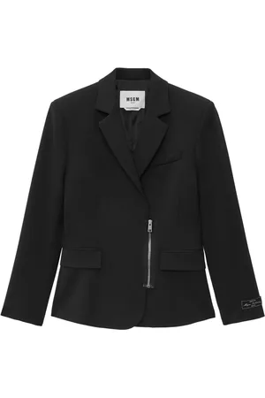 Msgm Zipped single-breasted blazer