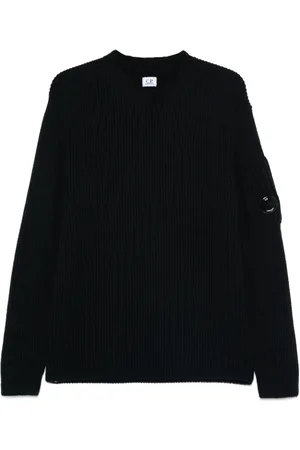 C.P. Company Lens-detail ribbed jumper