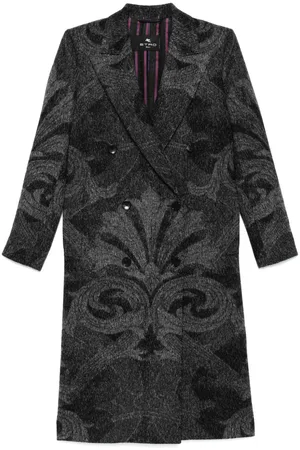 Etro Jacquard double-breasted coat