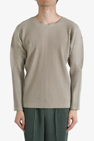 Issey Miyake Plissé long sleeve t-shirt