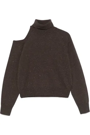 PESERICO SIGN Cold-shoulder sweater