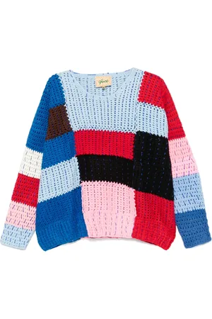 Glass Cypress Patchwork sweater