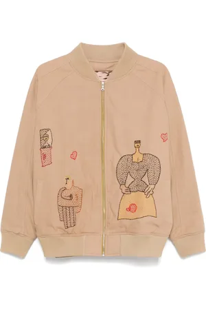 Glass Cypress Embroidered-motifs jacket