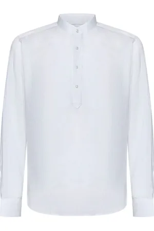 Franzese Linen polo shirt