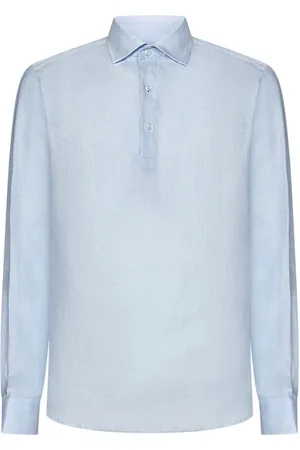 Franzese Linen polo shirt