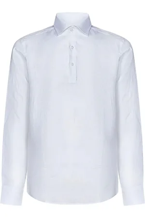 Franzese Linen polo shirt
