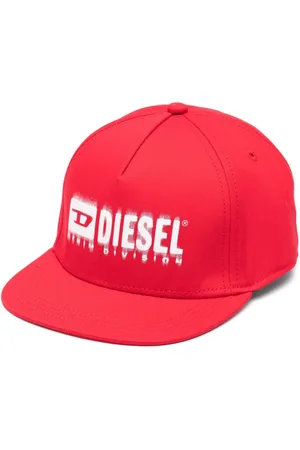 Diesel Smudged-logo baseball cap