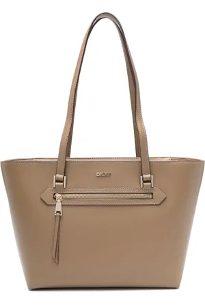 DKNY Logo-lettering tote bag