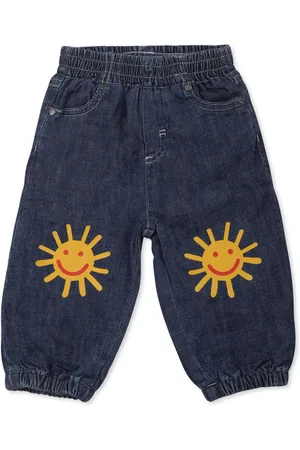 Stella McCartney Sun-print cotton jeans