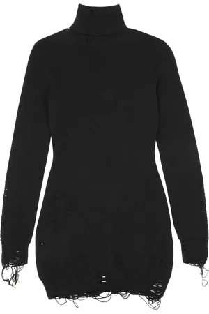 Maison Margiela Ripped-detailing mini dress