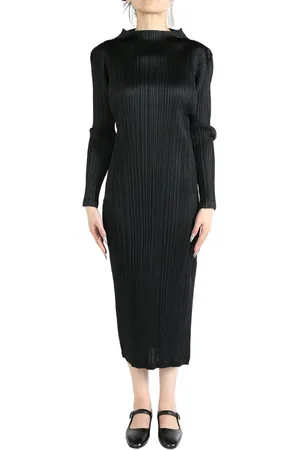 PLEATS PLEASE ISSEY MIYAKE Pliss?? midi dress