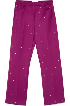 Manuel Ritz Rhinestone-embellished trousers