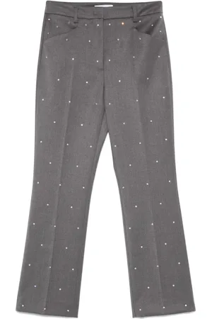 Manuel Ritz Rhinestone-embellished trousers