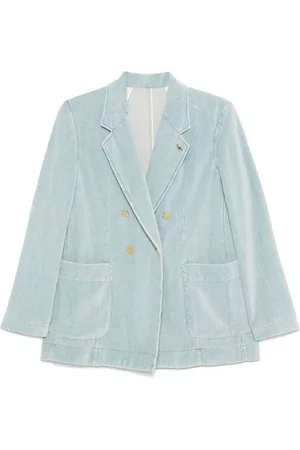 Manuel Ritz Velvet double-breasted blazer