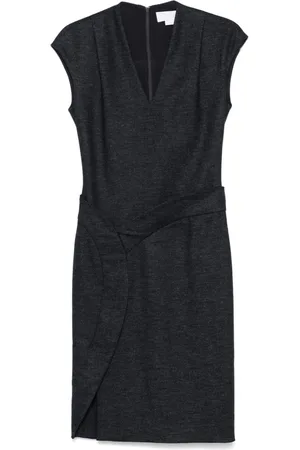GENNY M??lange-effect midi dress