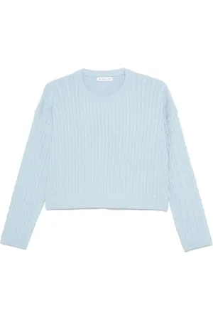 Manuel Ritz Cropped cable-knit sweater