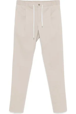 PT Torino Drawstring-waistband chino trousers