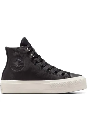 Converse Platform leather hi-top sneakers