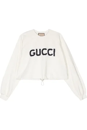 Gucci Drawstring cotton sweatshirt