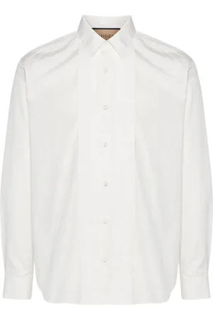 Gucci Pintuck-detail shirt