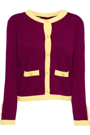 CHANEL 1990-2000s ensemble cardigan short-sleeves top