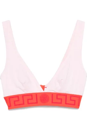VERSACE Greca-detail bralette