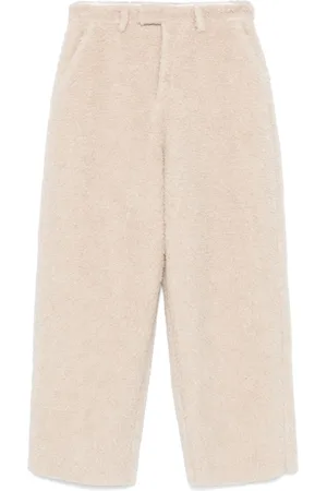 GIUSEPPE DI MORABITO Faux-shearling trousers