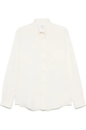 Sunspel Flannel button-up shirt