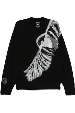 Y-3 X Adidas graphic knit sweater