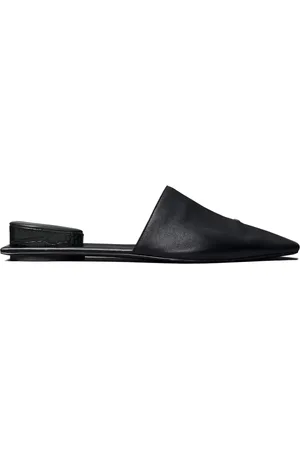Tory Burch Pierced leather slippers