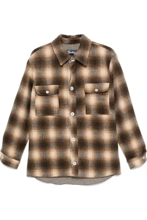 Family First Checkered shirt jacket