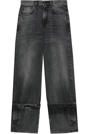 haikure Logo-patch straight jeans