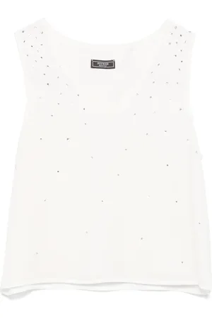 PESERICO SIGN Crystal-embellished top