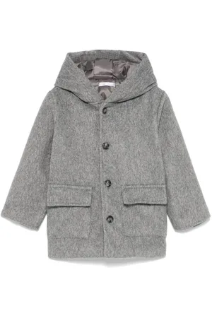 MISS GRANT Mélange-effect coat