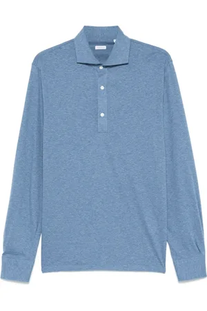 Orian Mélange-effect polo shirt