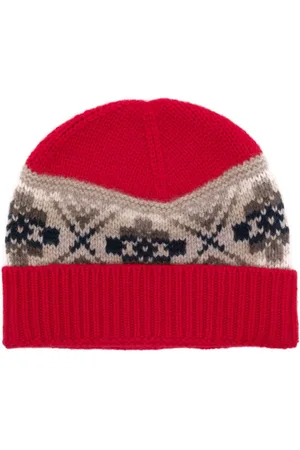 ERIC BOMPARD Fair Isle beanie hat