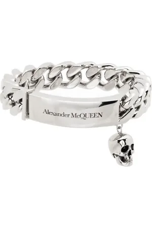 Alexander McQueen Skull charm link bracelet