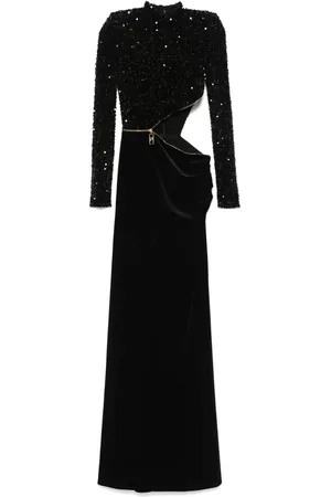Elisabetta Franchi Sequin-embellished gown