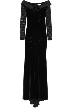 NISSA Velvet maxi dress
