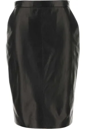 Saint Laurent Leather pencil skirt