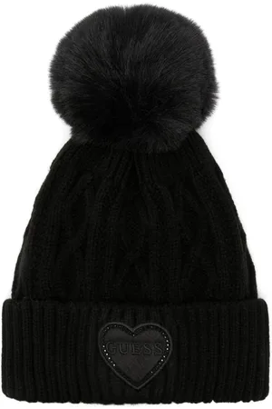 Guess Pompom-detail beanie
