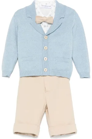 COLORICHIARI Knitted shorts set