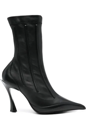 MUGLER 95mm embossed-detail boots