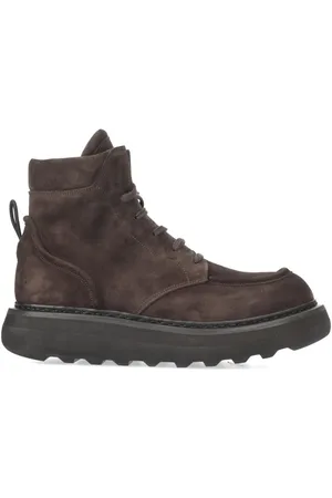 Premiata Padded lace-up suede ankle boots