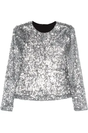 Maje Sequinned top