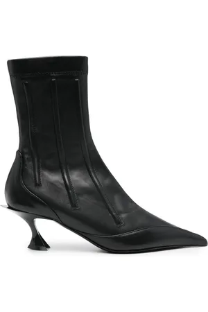 MUGLER 55mm embossed-detail boots