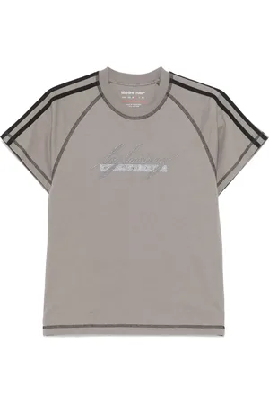 MARTINE ROSE Raglan Shrunken T-shirt