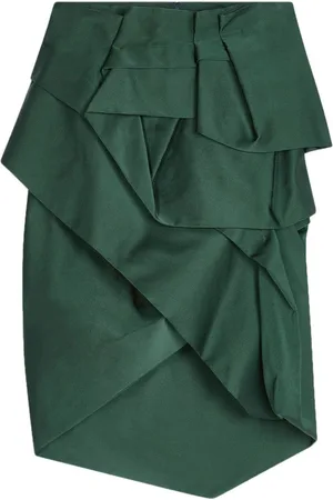 DRIES VAN NOTEN Peplum draped skirt