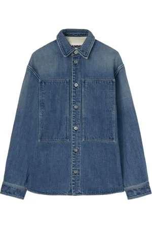 Jil Sander Drop-shoulder denim shirt