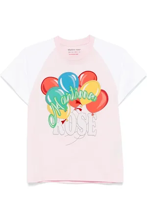 MARTINE ROSE Raglan Shrunken T-shirt